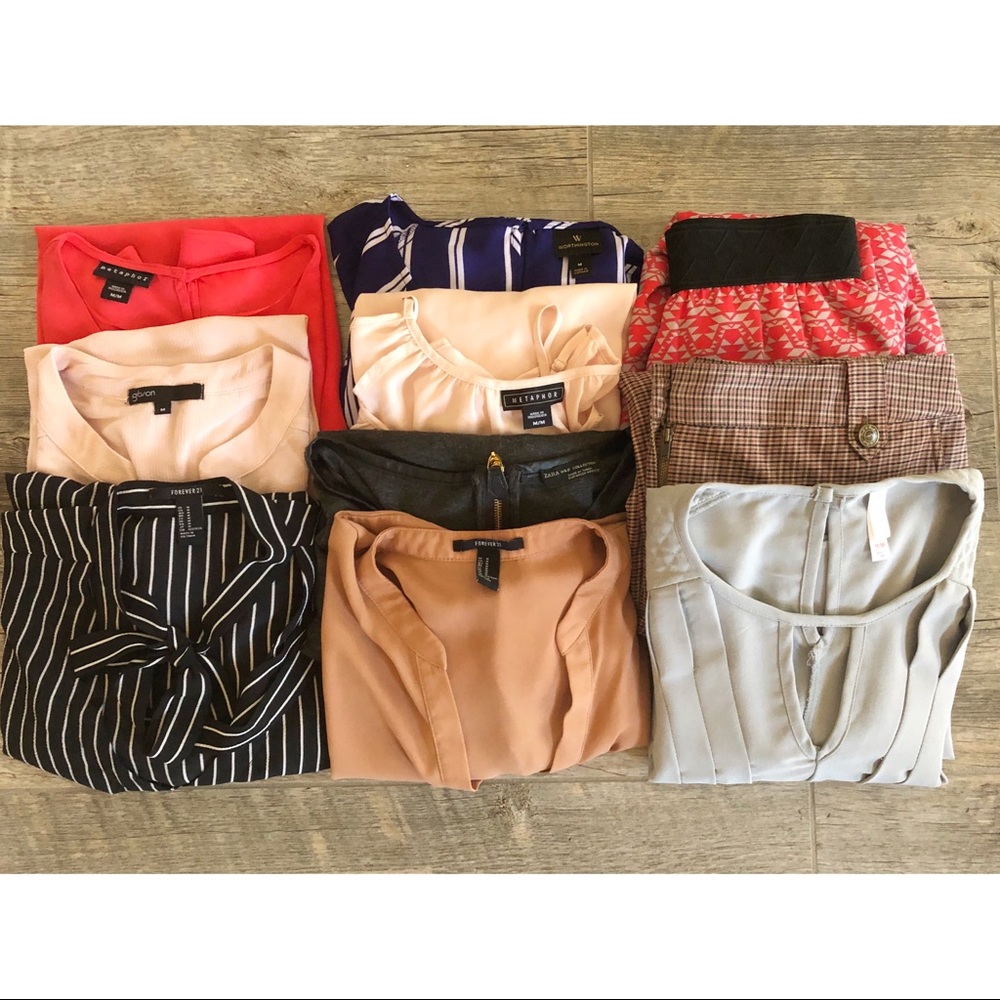 10 PIECE Size M Grab Bag Bundle Business Casual